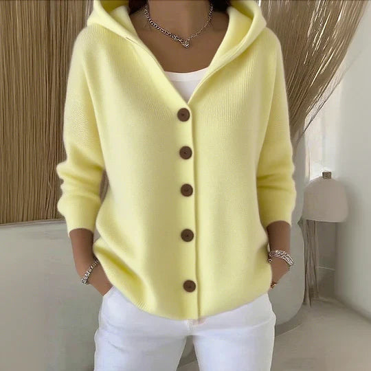 Fleur | Elegant Long-Sleeve Knit Cardigan