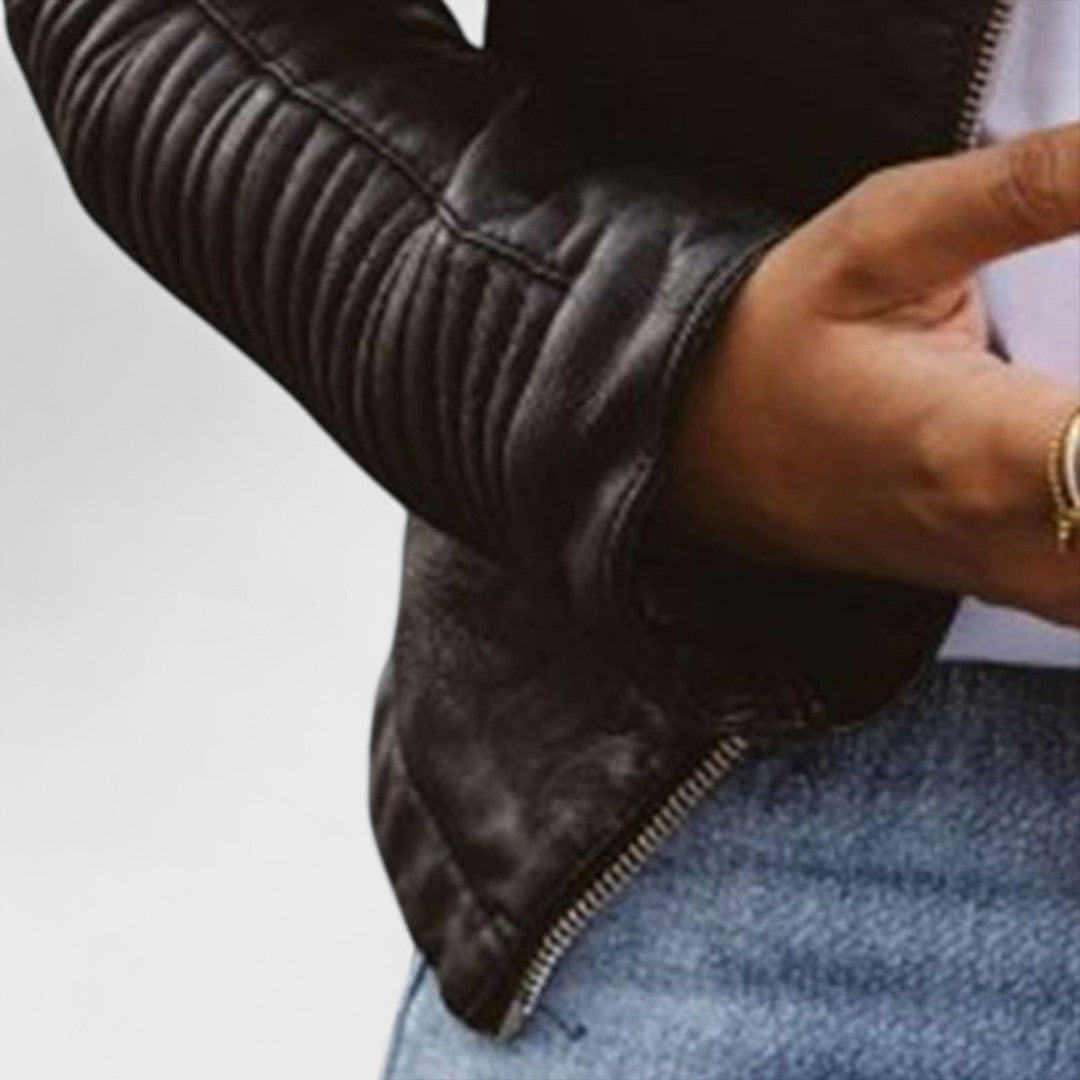 Santana - Veste en cuir élégante