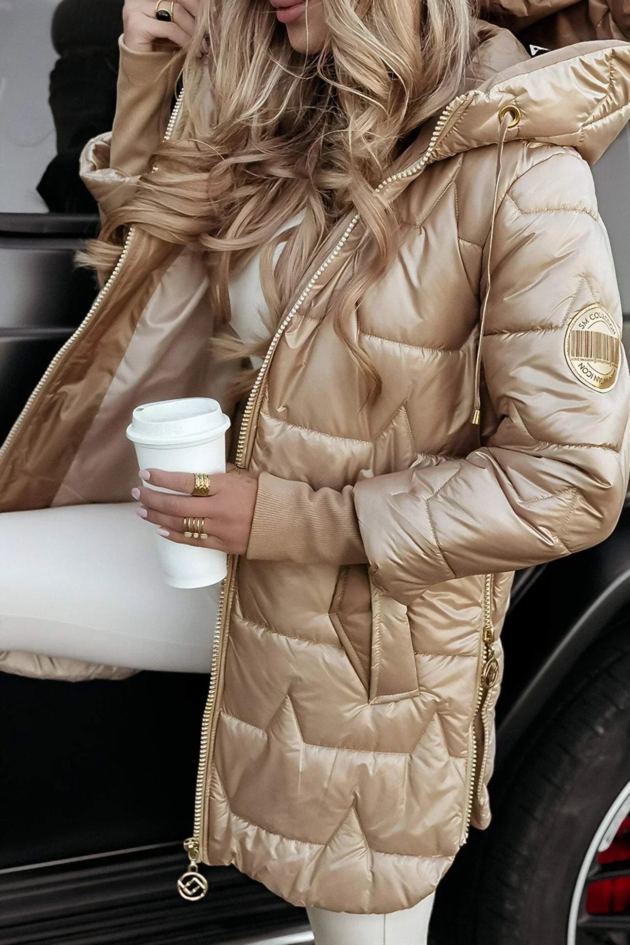 Nolwen | Elegant Hooded Winter Coat
