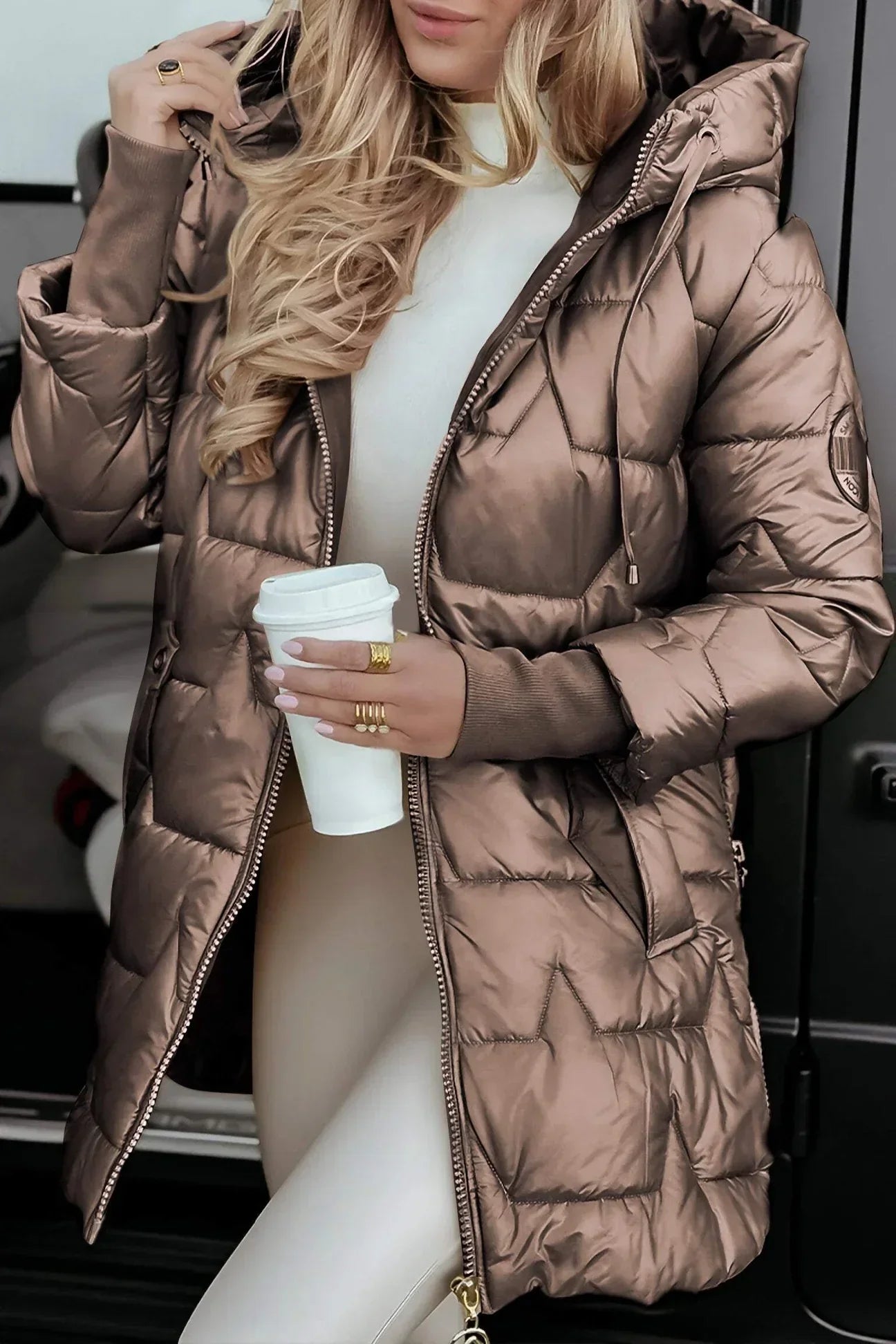 Nolwen | Elegant Hooded Winter Coat