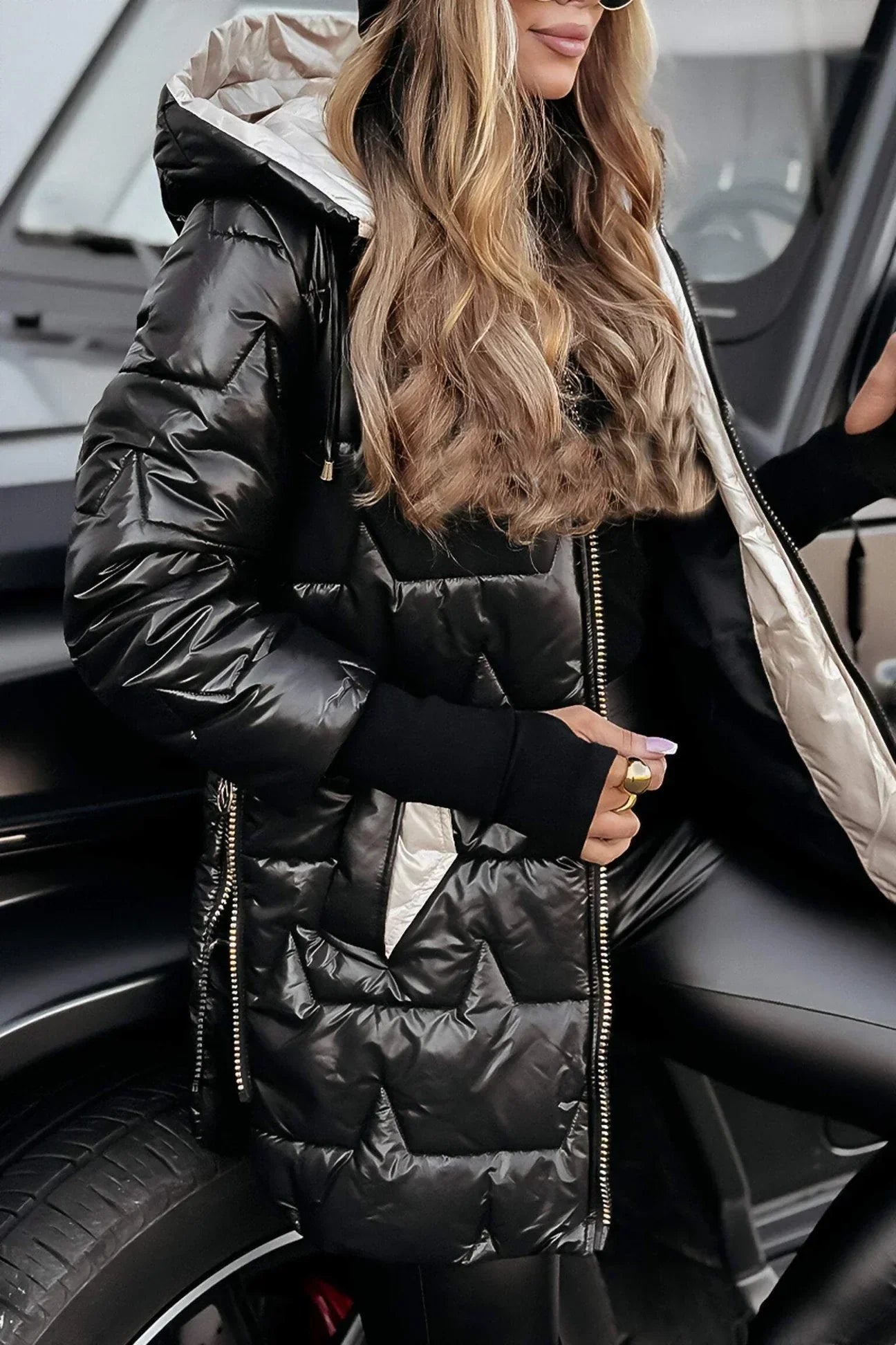 Nolwen | Elegant Hooded Winter Coat