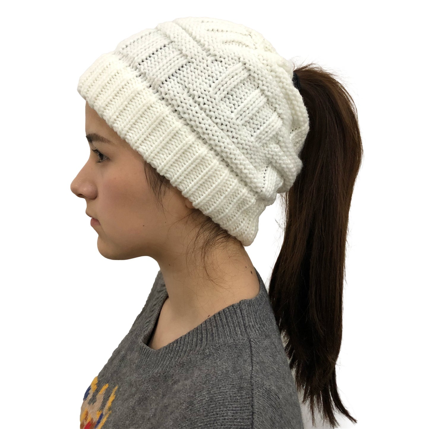 Lyana |  Bonnet tricoté chaud pour femme