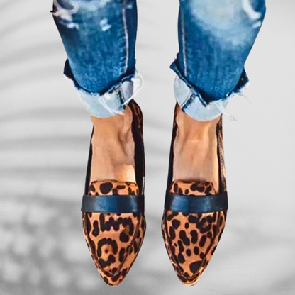 MALINA™ | Mocassins en daim à forme pointue