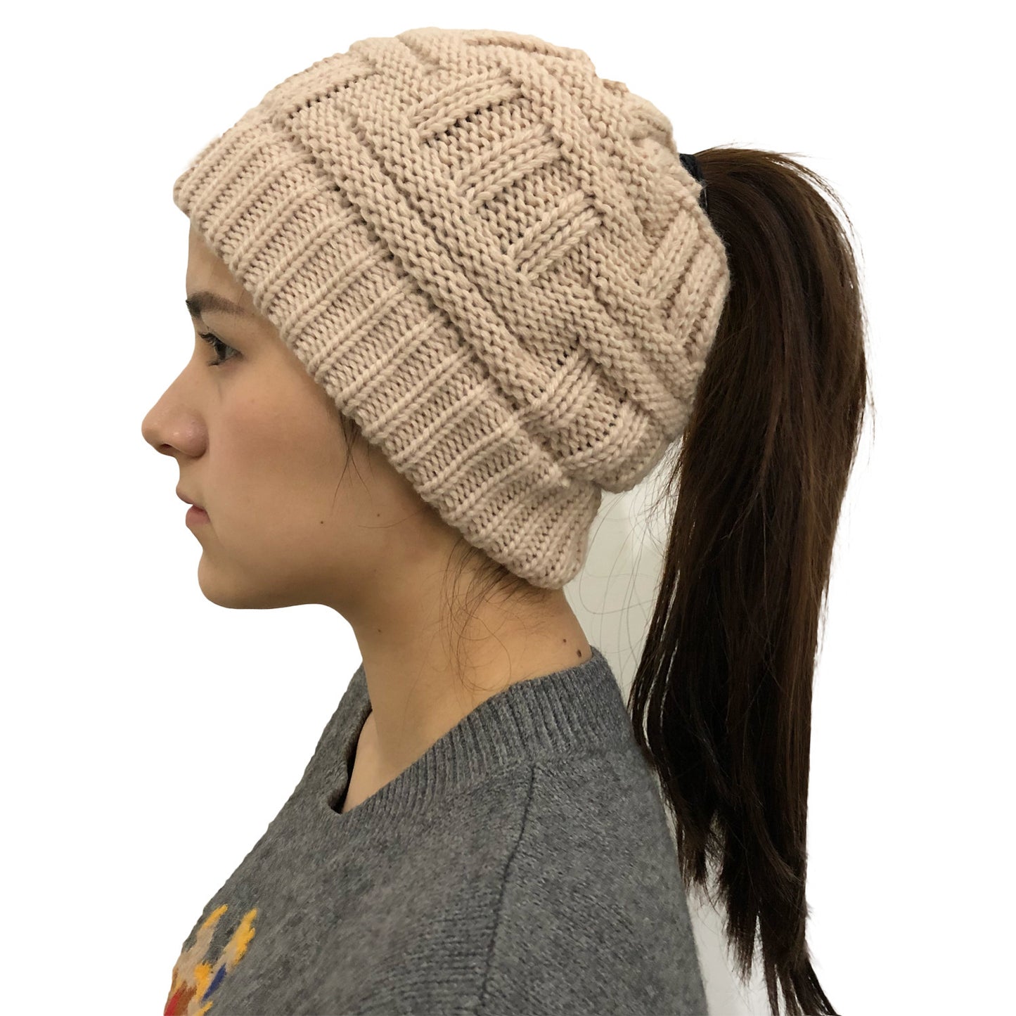 Lyana |  Bonnet tricoté chaud pour femme