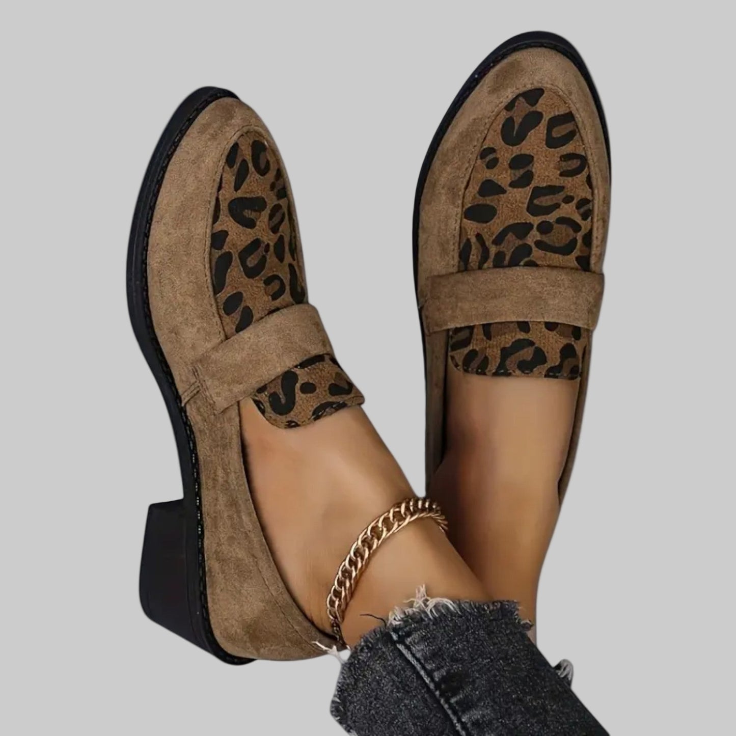 Karla | Chaussures élégantes pour femmes avec motif léopard