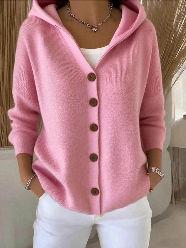 Fleur | Elegant Long-Sleeve Knit Cardigan