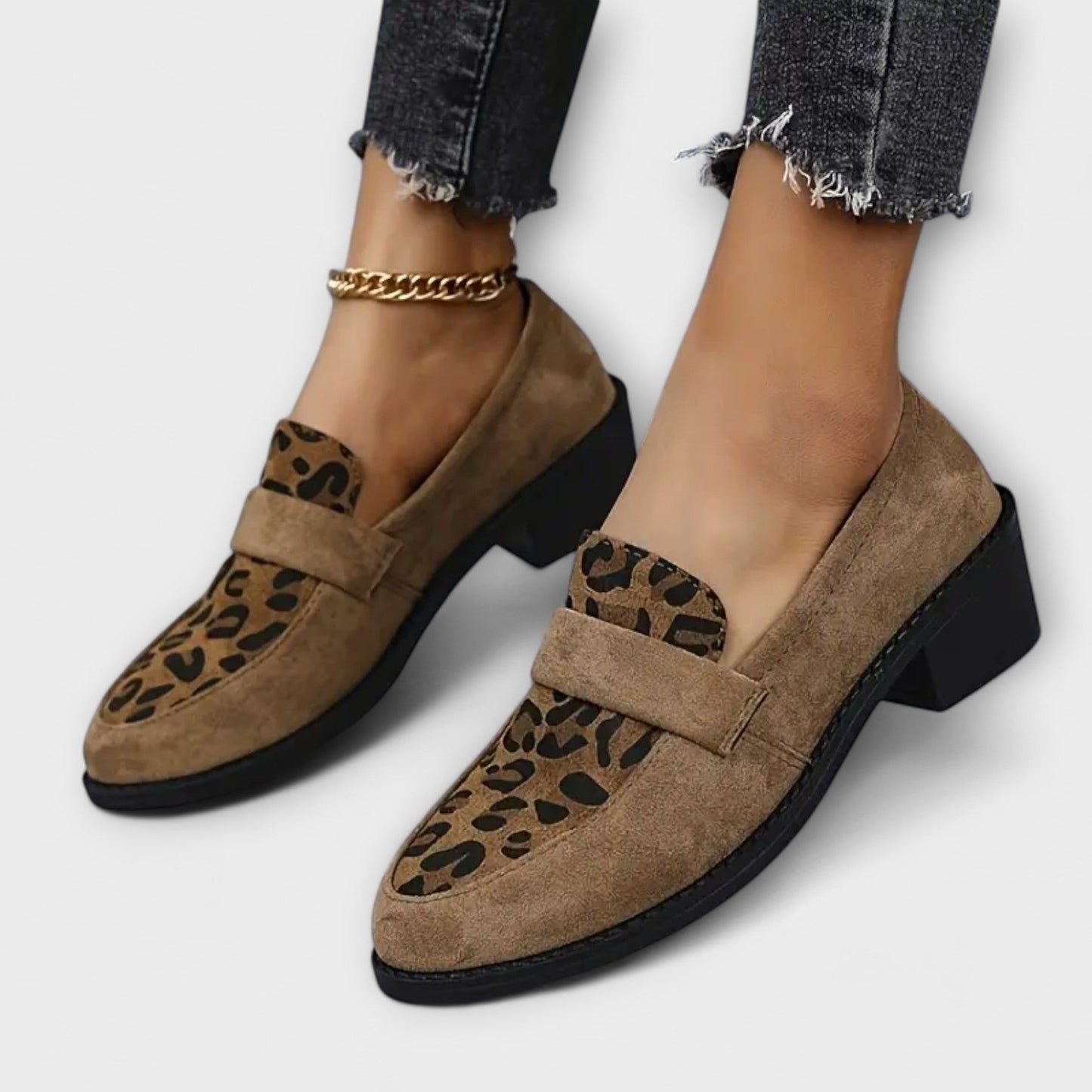 Karla | Chaussures élégantes pour femmes avec motif léopard