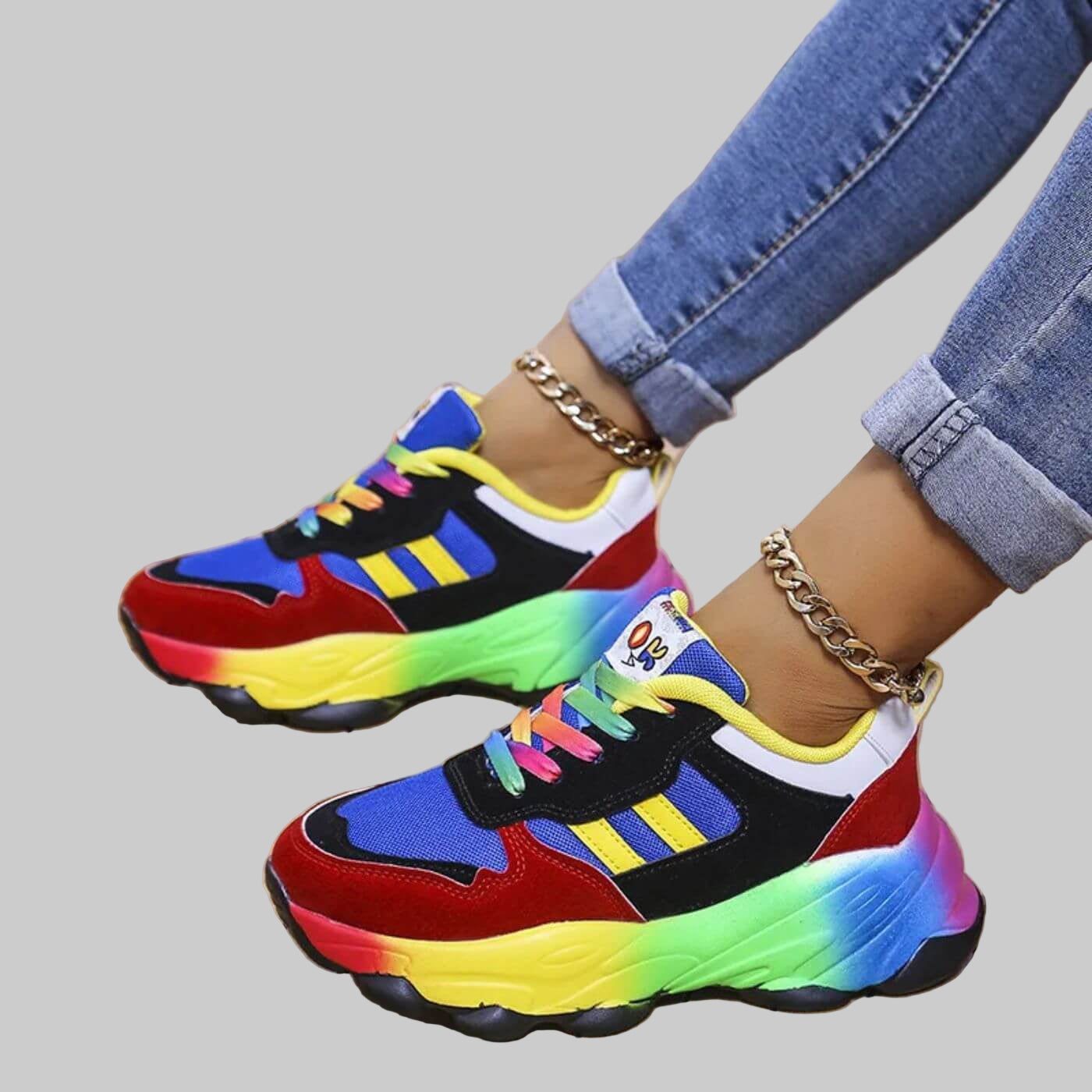 Aurora™ - Baskets Orthopédiques Colorées pour Confort et Style