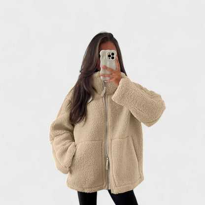 Kaja - Manteau en peluche doux