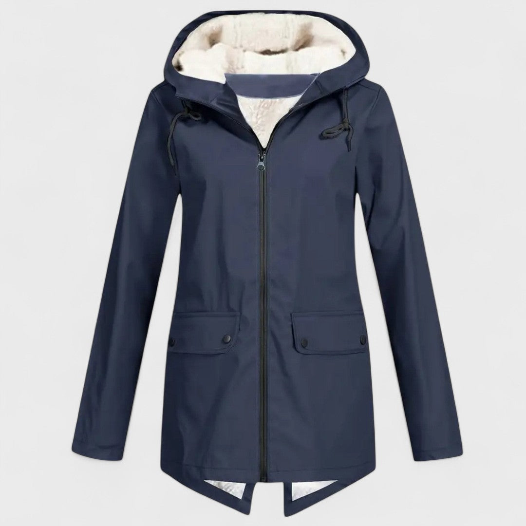 Astrid - Parka imperméable doublé en polaire