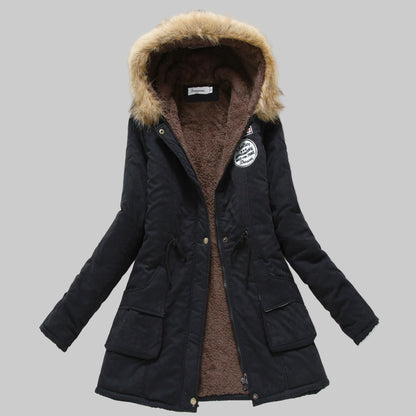 Louise | FrostGuard – Veste d’Hiver Capuche