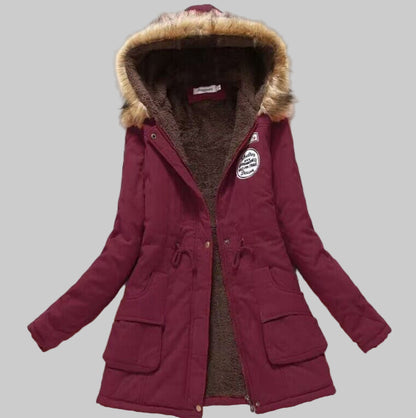 Louise | FrostGuard – Veste d’Hiver Capuche