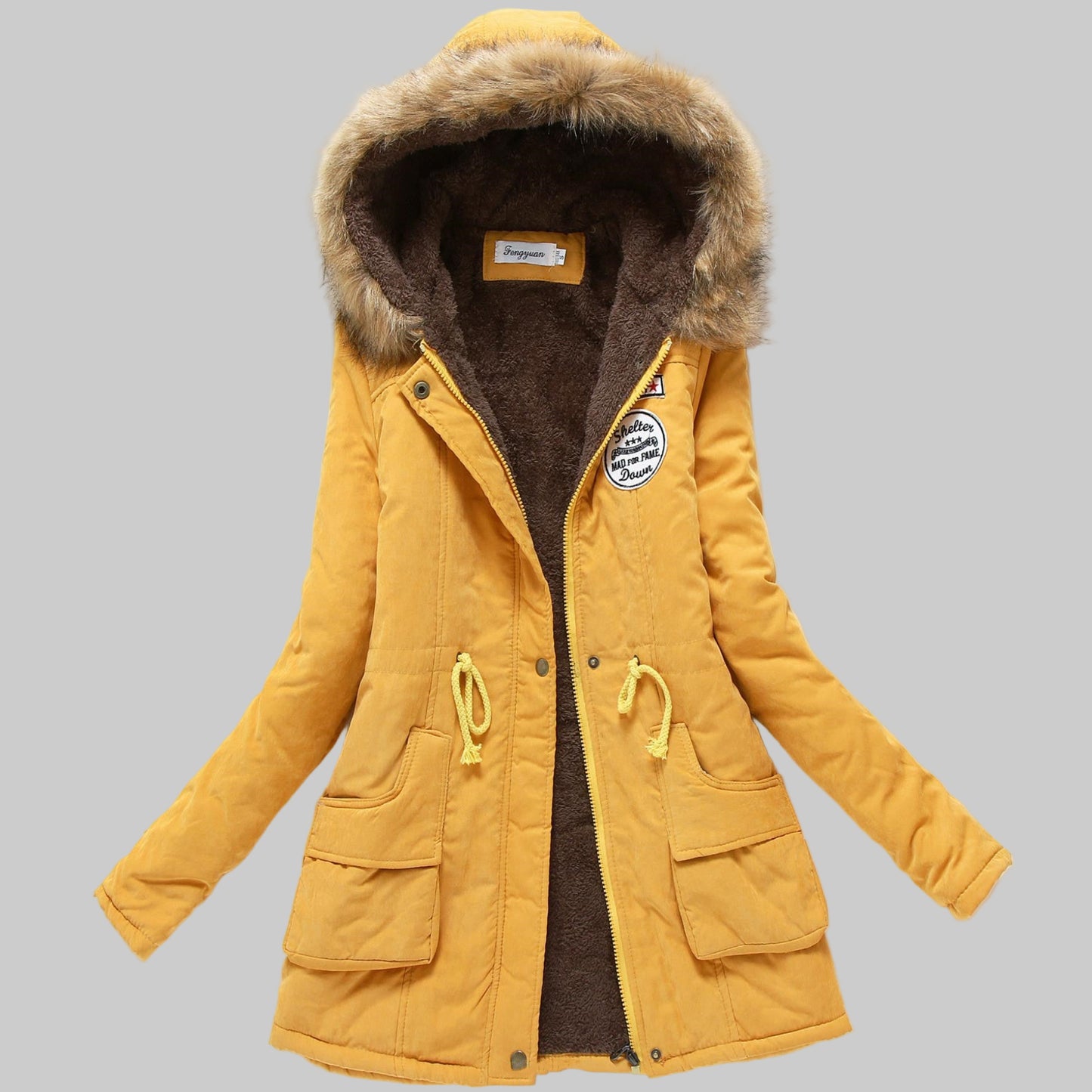 Louise | FrostGuard – Veste d’Hiver Capuche