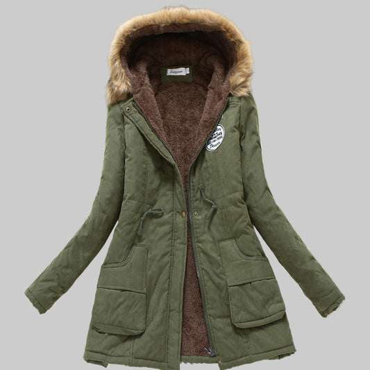 Louise | FrostGuard – Veste d’Hiver Capuche