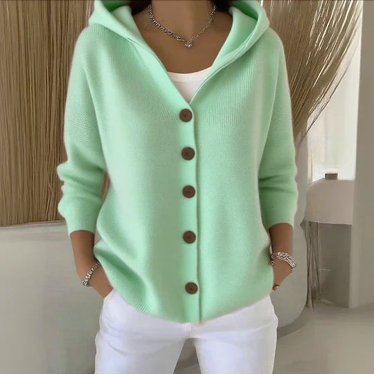 Fleur | Elegant Long-Sleeve Knit Cardigan