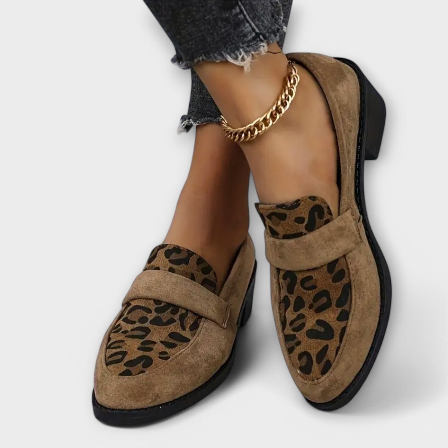 Karla | Chaussures élégantes pour femmes avec motif léopard