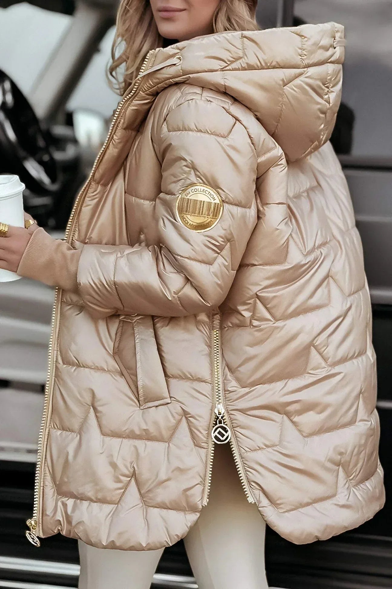 Nolwen | Elegant Hooded Winter Coat